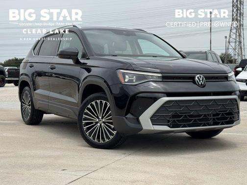 Black 2025 Volkswagen Taos SE