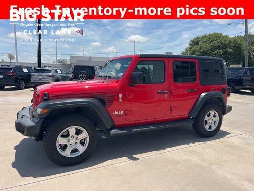Firecracker Red Clearcoat 2019 Jeep Wrangler Unlimited Sport