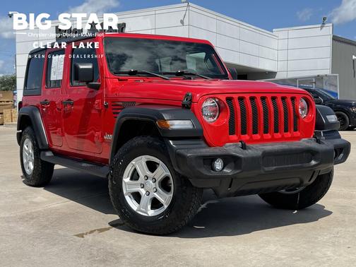 Firecracker Red Clearcoat 2019 Jeep Wrangler Unlimited Sport