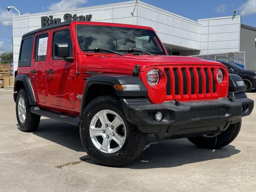 Firecracker Red Clearcoat 2019 Jeep Wrangler Unlimited Sport