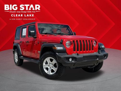 Firecracker Red Clearcoat 2019 Jeep Wrangler Unlimited Sport