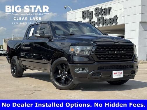 Diamond Black Crystal Pearlcoat 2022 RAM 1500 Lone Star