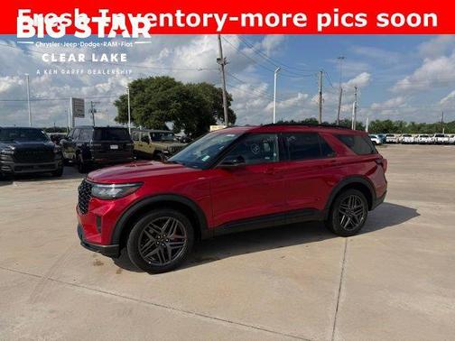 Red Metallic 2025 Ford Explorer ST-Line