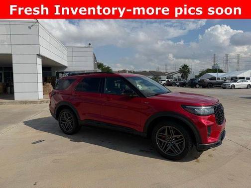 Red Metallic 2025 Ford Explorer ST-Line