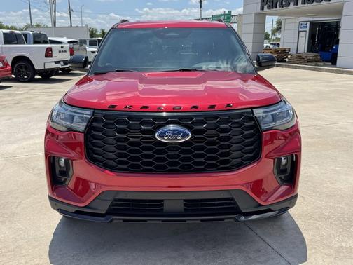 Red Metallic 2025 Ford Explorer ST-Line
