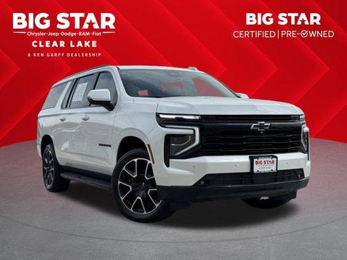 Iridescent Pearl Tricoat 2025 Chevrolet Suburban RST