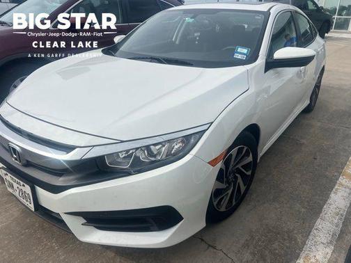 White 2016 Honda Civic EX