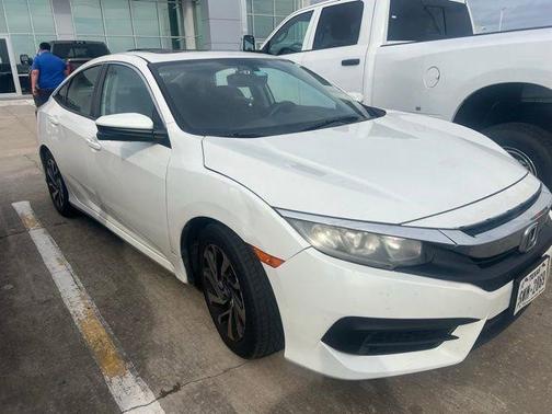 White 2016 Honda Civic EX