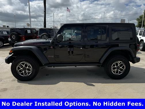 Black Clearcoat 2024 Jeep Wrangler Rubicon