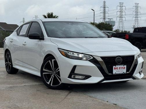 Aspen White Tricoat 2021 Nissan Sentra SR