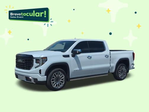Glacier White Tricoat 2026 GMC Sierra 1500 Denali Ultimate