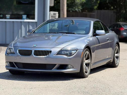 Gray 2008 BMW 650 650i Convertible 2D