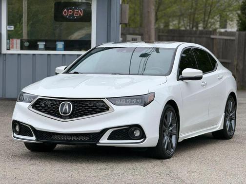 Platinum White Pearl 2020 Acura TLX Technology