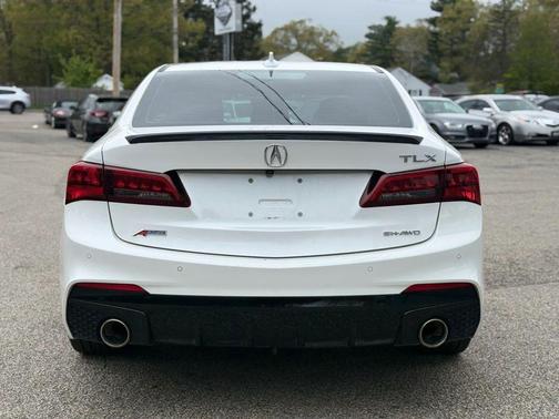 Platinum White Pearl 2020 Acura TLX Technology