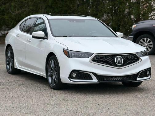 Platinum White Pearl 2020 Acura TLX Technology