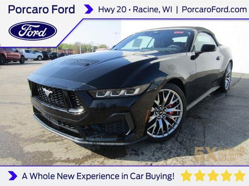 Shadow Black 2025 Ford Mustang GT Premium
