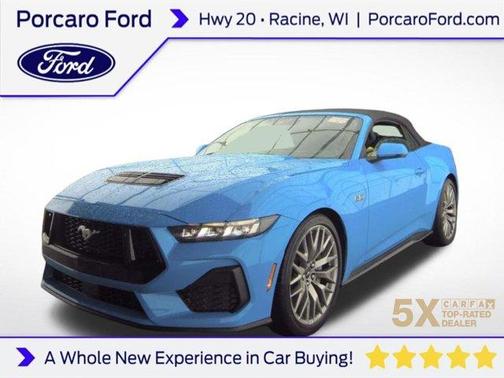 Grabber Blue 2025 Ford Mustang GT Premium