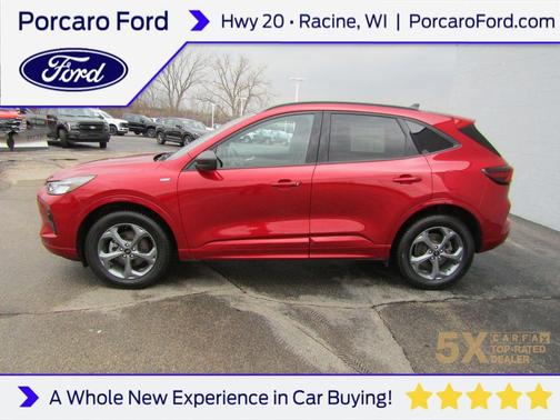 Rapid Red Metallic Tinted Clearcoat 2024 Ford Escape ST-Line
