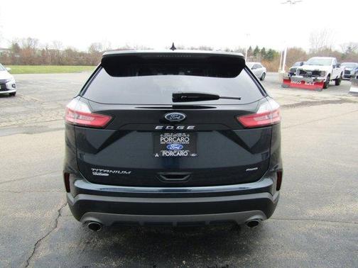 Stone Blue Metallic 2023 Ford Edge Titanium