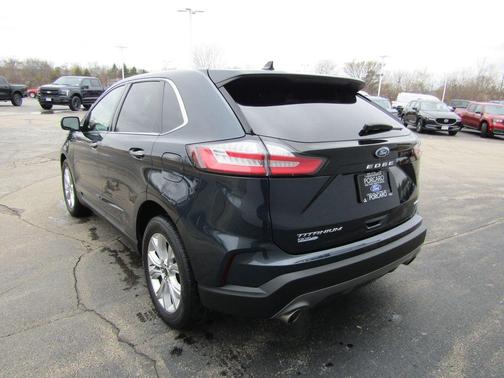 Stone Blue Metallic 2023 Ford Edge Titanium