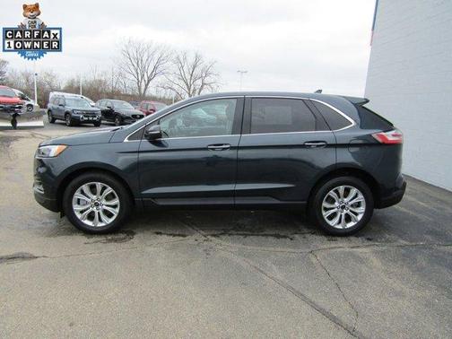 Stone Blue Metallic 2023 Ford Edge Titanium