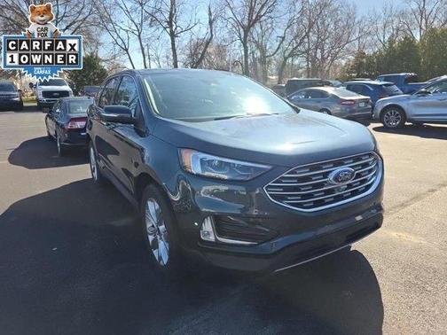 Stone Blue Metallic 2023 Ford Edge Titanium