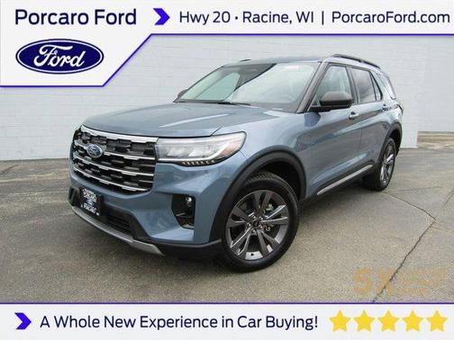 Vapor Blue Metallic 2025 Ford Explorer Active