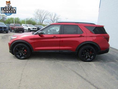 Rapid Red Metallic Tinted Clearcoat 2020 Ford Explorer ST