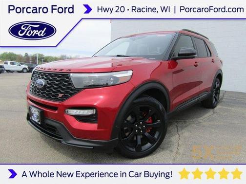 Rapid Red Metallic Tinted Clearcoat 2020 Ford Explorer ST