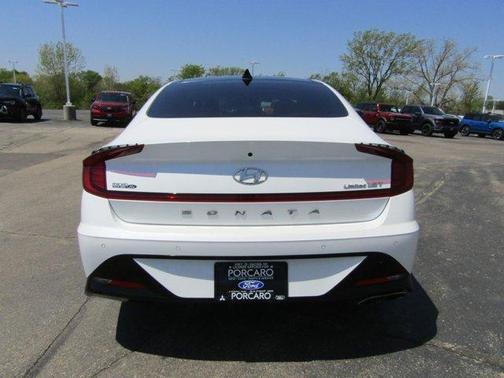 Quartz White 2022 Hyundai SONATA Limited