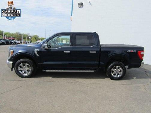 Antimatter Blue Metallic 2022 Ford F-150 Lariat