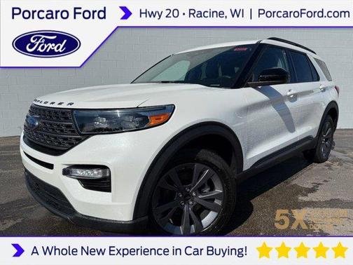 Star White 2023 Ford Explorer XLT