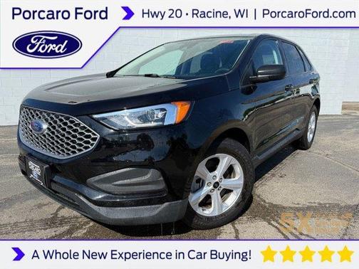 Agate Black Metallic 2024 Ford Edge SE