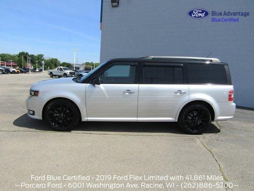 Ingot Silver Metallic 2019 Ford Flex Limited w/EcoBoost