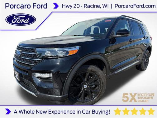Agate Black Metallic 2023 Ford Explorer XLT
