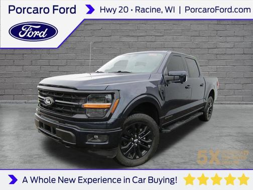 Antimatter Blue Metallic 2024 Ford F-150 XLT