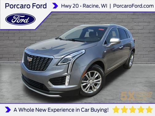 Satin Steel Metallic 2021 Cadillac XT5 Premium Luxury