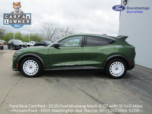 Eruption Green Metallic 2025 Ford Mustang Mach-E GT