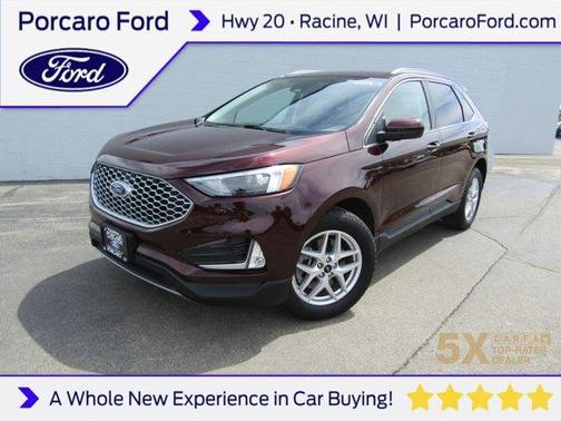 Burgundy Velvet Metallic Tinted Clearcoat 2024 Ford Edge SEL
