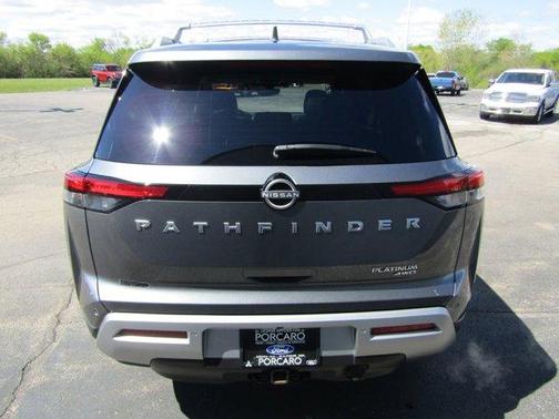Gun Metallic / Super Black 2025 Nissan Pathfinder Platinum