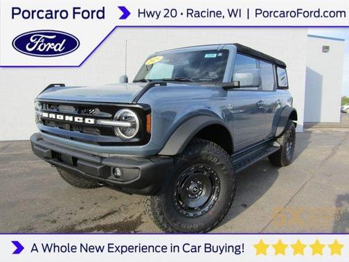 Azure Gray Metallic 2025 Ford Bronco Outer Banks