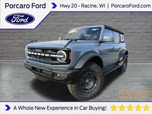 Azure Gray Metallic 2025 Ford Bronco Outer Banks