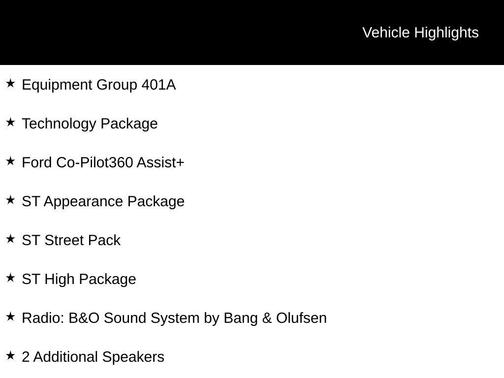 Agate Black Metallic 2023 Ford Explorer ST