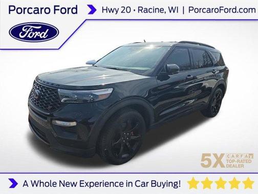 Agate Black Metallic 2023 Ford Explorer ST