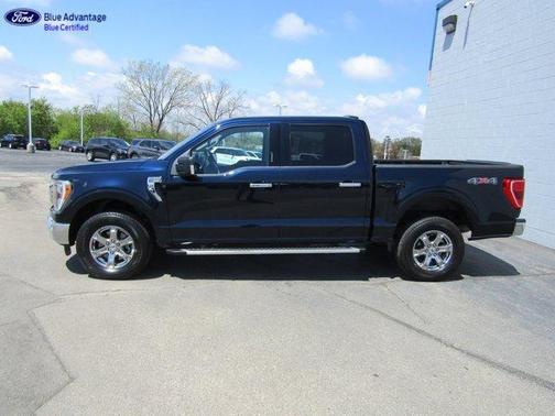 Antimatter Blue Metallic 2023 Ford F-150 XLT