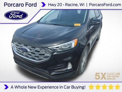 Agate Black Metallic 2024 Ford Edge Titanium