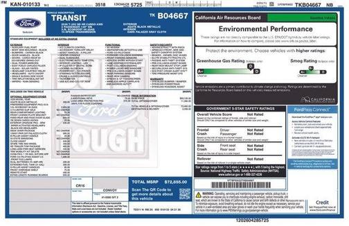 Agate Black Metallic 2026 Ford Transit-350 Base