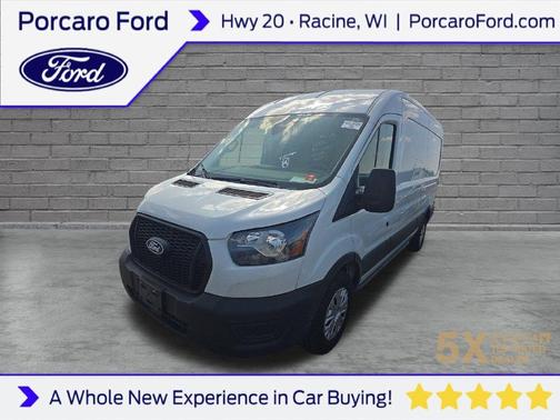 Oxford White 2026 Ford Transit-250 148 WB Medium Roof Cargo