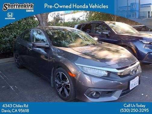Lunar Silver Metallic 2017 Honda Civic Touring