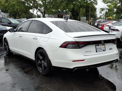 Platinum White Pearl 2024 Honda Accord Hybrid Sport-L